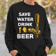 Guardar Agua Bebida Cerveza Citas Divertidas Cerveza Beber Camisa de entrenamiento Regalos para él