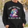 Guck Mich Nicht In Diesem Ton An Einhorn Sweatshirt Geschenke für Ihn