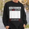 Guest Book 56Th Birthday Signatures Party Sweatshirt Geschenke für Ihn