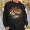 Guido The Man Of Mythos The Legend First Name Sweatshirt Geschenke für Ihn