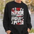 Halloween Shirt I Like Scary Movies And Pizza Sweatshirt Gifts for Him
