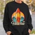 Hawaii Surfing Outfit Aloha Surfboard Retrointage Beach Sweatshirt Geschenke für Ihn