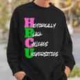 Hbcu Pink And Green Historically Black College University Sweatshirt Gifts for Him