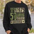 Hecho En 1975 Dando Guerra 50 Años 50 Cumpleaños Amigos Camisa de entrenamiento Regalos para él