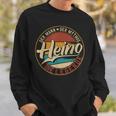 Heino The Man Of Mythos The Legend First Name Sweatshirt Geschenke für Ihn