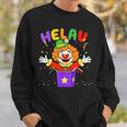 Helau Clown In Box Costume For Carnival Fancy Dress Sweatshirt Geschenke für Ihn