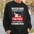 Hentai Drinking Japanese Anime Manga Sweatshirt Geschenke für Ihn