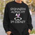 Herren Skihasen Aufsicht Im Dienst Skifahren Après-Ski Witzig Sweatshirt Geschenke für Ihn