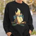 Hiking Mountain Camping Lovers Campfire Sweatshirt Geschenke für Ihn