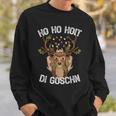 Ho Ho Hoit Di Goschn Weihnachten Ugly Christmas Sweatshirt Geschenke für Ihn