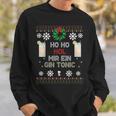 Ho Ho Hol Me A Gin Tonic Costume Christmas Sweatshirt Geschenke für Ihn