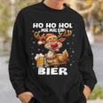 Ho Ho Hol Mir Mal Ein Bier Reindeer Saying Christmas Sweatshirt Geschenke für Ihn