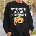 Hognose Snake My Hognose Eats My Homework Sweatshirt Gifts for Him