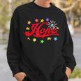 The Hope Personalized Name Flowers On Stage Stars Sweatshirt Gifts for Him