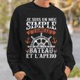 Humour Bateau Capitaine Marin Bateaux Bateau Sweater e Cadeaux pour lui