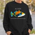 Humuhumunukuapua'a Olelo Hawaiian Reef Triggerfish Sweatshirt Geschenke für Ihn