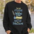 I'm A Writer Not A Serial Killer Writing Sweatshirt Geschenke für Ihn