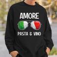 Italia Dialect Italian Amore Pasta &Ino S Sweatshirt Geschenke für Ihn