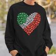 Italy Flag Heart Of Passion For Italy Sweatshirt Geschenke für Ihn