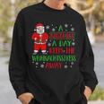 A Jager A Day Keeps Christmas Stress Away Austria Sweatshirt Geschenke für Ihn