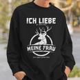 Jäger Ich Liebe Es Wenn Mich Meine Frau Zum Jagen Lässt Hagd German L Sweatshirt Geschenke für Ihn