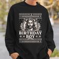 Jesus Birthday Boy Happy Birthday Jesus Ugly Christmas Sweatshirt Geschenke für Ihn