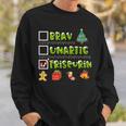 Ladies Brav Naughty Hairdresser Christmas Sweatshirt Geschenke für Ihn