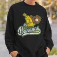 Let'S Go Bananas Cute Banana Baseball Sweatshirt Gifts for Him