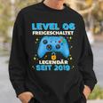 Level 6 Jahre Geburtstags Junge Gamer 2019 Geburtstag Sweatshirt Geschenke für Ihn