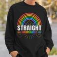LGBTQ Gay Lesbian Straight Unfortunately Pride Graphic Sweatshirt Gifts for Him