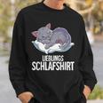 Lieblings Cat Sleep Sweatshirt Geschenke für Ihn