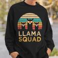 Llama Squad Sunglasses Cool Llamas Vintage Tank Top Sweatshirt Gifts for Him