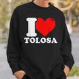 I Love Tolosa Camisa de entrenamiento Regalos para él