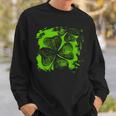 Lucky Charm Four Leaf Clover Irish Clover S Sweatshirt Geschenke für Ihn