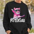 Lustiges Kostüm Apres Skifahren Snowboarden Wild Pisten-Sau Sweatshirt Geschenke für Ihn