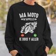 Ma Moto M'appelle Moto Gp Courses Motos Motard Humour Sweater e Cadeaux pour lui