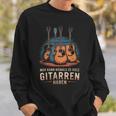 Man Kann Niemals Zuiele Gitarren Haben Gitarrist Sweatshirt Geschenke für Ihn