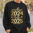 Matching Family Celebration New Year's Eve Goodbye 2024 Hello 2025 Sweatshirt Geschenke für Ihn