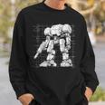 Mech Warrior Sketch Shirt Mighty Tech Robot Fighter Premium Sweatshirt Gifts for Him