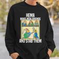 Medieval Sword Fighting Traditions And Tournaments Hema Sweatshirt Geschenke für Ihn