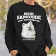 Mein Samojede Hört Superb Es Ist Ihm Nur Egal Gassi Sweatshirt Geschenke für Ihn