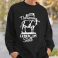 Meine Therapeuten Leben Im Stall Livebreeding Cows Sweatshirt Geschenke für Ihn