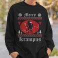 Merry Krampus Christmas Xmas Horror Ugly Jumper Evil Pyjamas S Sweatshirt Geschenke für Ihn