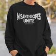 Misanthropes Unite Astociales Inverted Distressed Sweatshirt Geschenke für Ihn