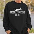 Model Aeroplane Pilot Model Flying Pilot Sweatshirt Geschenke für Ihn