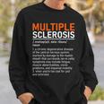 Multiple Sclerosis Awareness Ms Definition Warrior Support Camisa de entrenamiento Regalos para él
