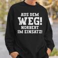 Norbert Saying Aus Dem Weg First Name Norbert Sweatshirt Geschenke für Ihn