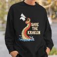 Octopus Save The Kraken Sweatshirt Geschenke für Ihn