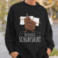 Official Scottish Highland Cow Sleep Sweatshirt Geschenke für Ihn