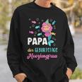 Papa The Birthday Mermaid Birthday Sweatshirt Geschenke für Ihn